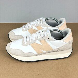 New Balance 237 Casual Sneakers Womens 8.5 Cream Beige Low Top Lace Up